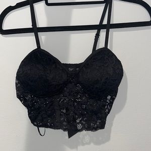 Lace Bralette (Black)